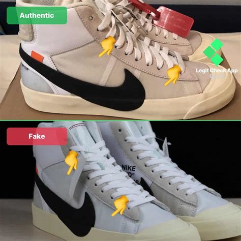 nike blazer off white ori vs fake|nike blazer off white scam.